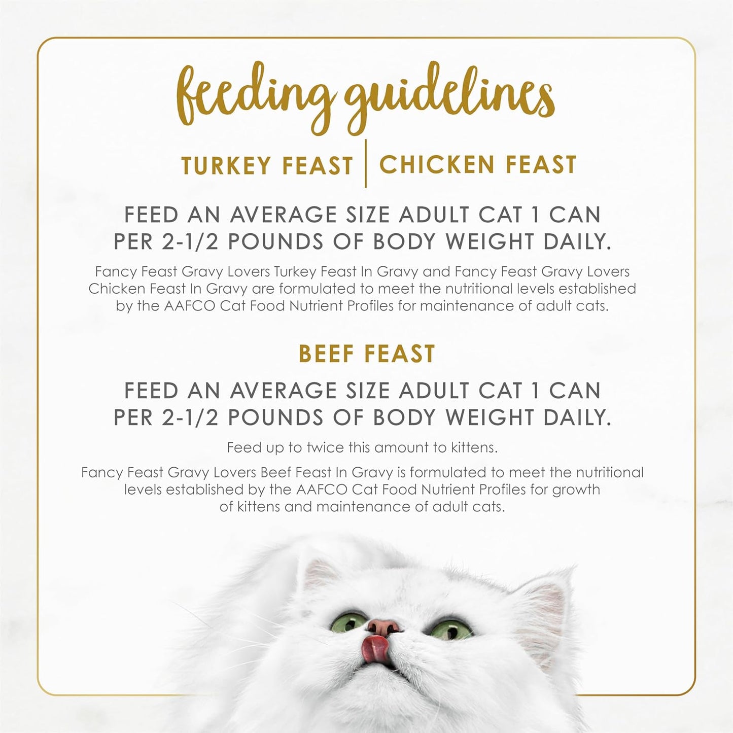 Purina Fancy Feast Gravy Lovers Wet Cat Food Variety Pack - Gourmet Poultry & Beef | 24 Cans (3 oz.)