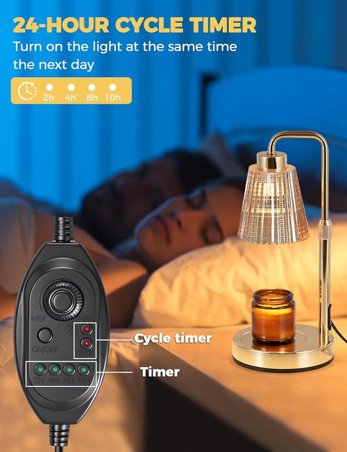GODONLIF Candle Warmer Lamp - Dimmable with Timer | Perfect Birthday & Housewarming Gift for Women