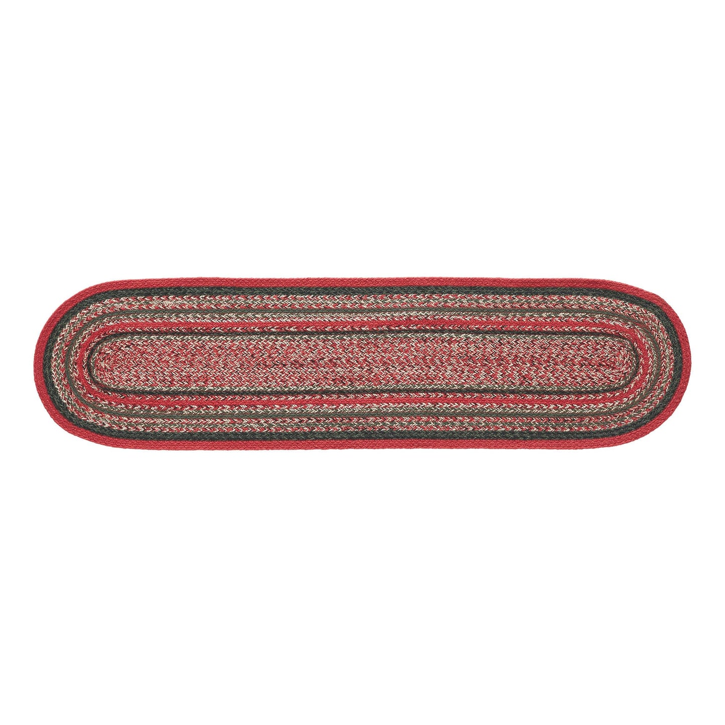 VHC Brands Farmhouse Christmas Decorations Forrester Indoor/Outdoor Oval Runner 12x36