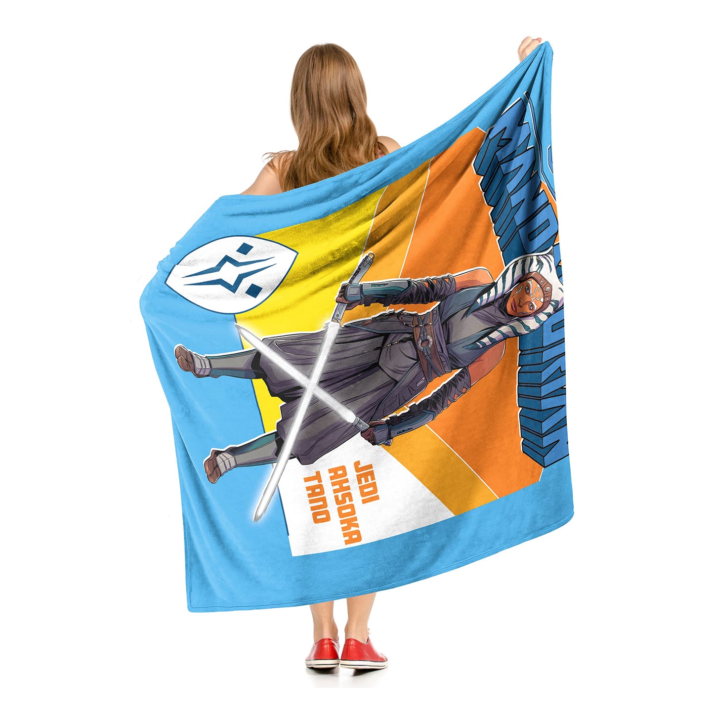 Northwest Star Wars - The Mandalorian Silk Touch Throw Blanket, 50" x 60", Jedi Ahsoka