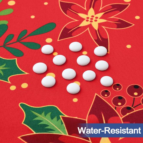 homing Round Elastic Fitted Tablecloth, Water-Resistant Fabric Tablecloths for 36"-44" Tables, Washable Polyester Table Cover for Picnic, Caming, Dinner, Indoor & Outdoor, Flowers
