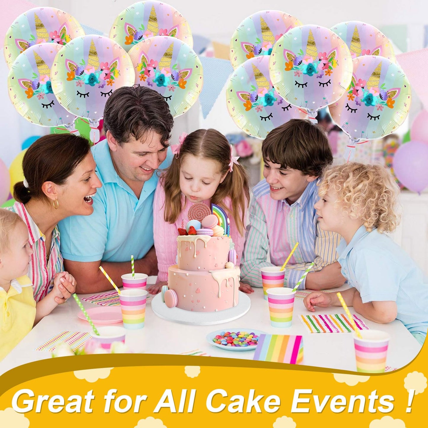Hokimder 12 PCS Cake Boards 10 Inch Round, 1/2 Inch Thick Sturdy Cardboard Cake Drums, Food Grade White Cake Drum for Wedding, Birthday, Baking, Decorating, Corrugated Cardboard Base Base para Pastel