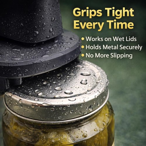 Jokari Easy Grip Jar Opener - Adjustable Design for Effortless Lid Opening | Perfect for Arthritis & Weak Grip
