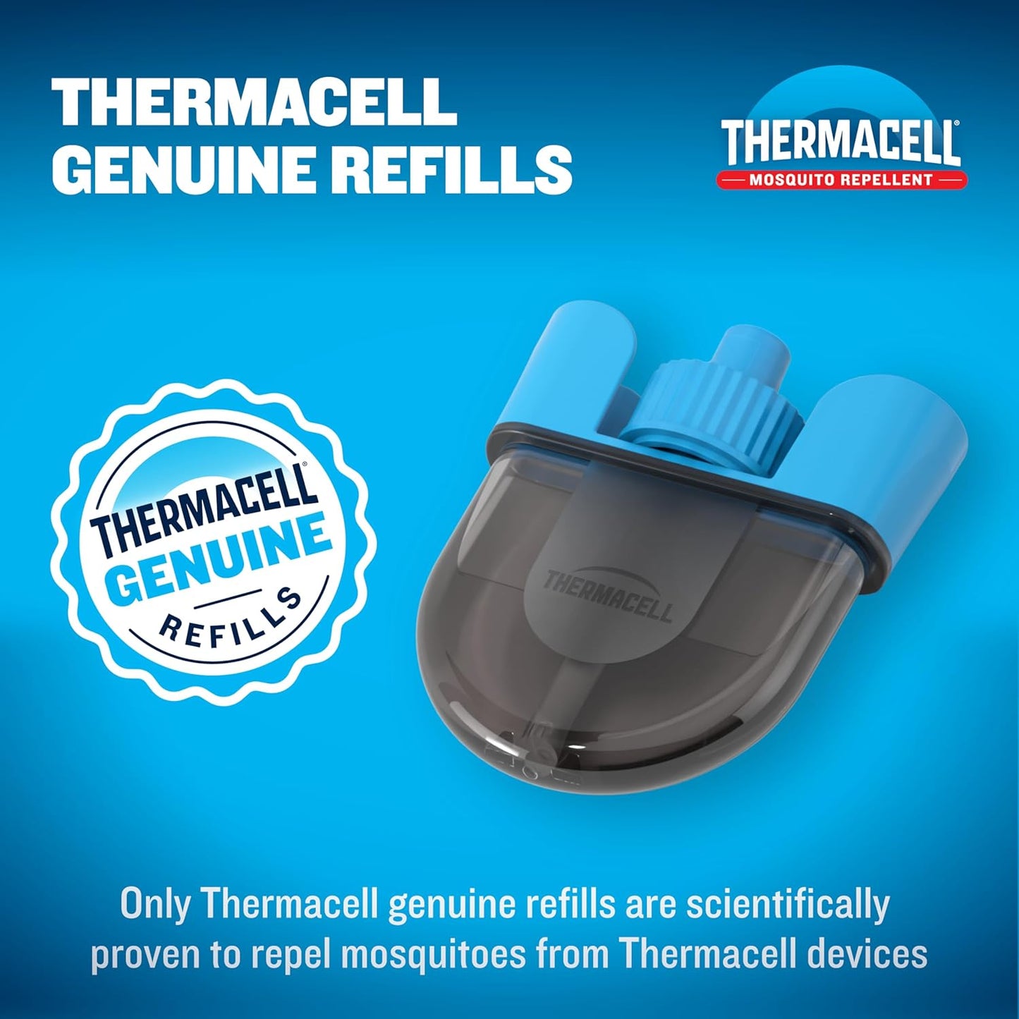 Thermacell Rechargeable Mosquito Repeller Refills - Advanced 20-Foot Protection Zone | DEET-Free & Compatible with E-Series & Radius