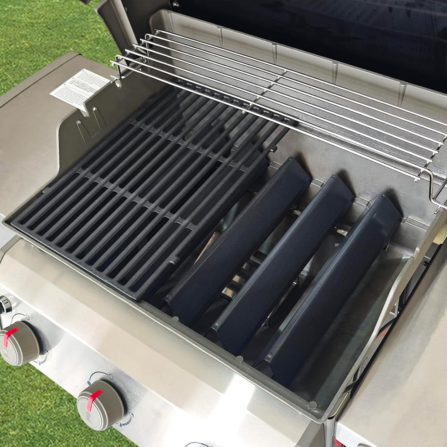 Weber Grill Parts - 15.3" Flavorizer Bars & Grill Grates for Spirit 300 Series | E-310, E-315, E-330 Compatible