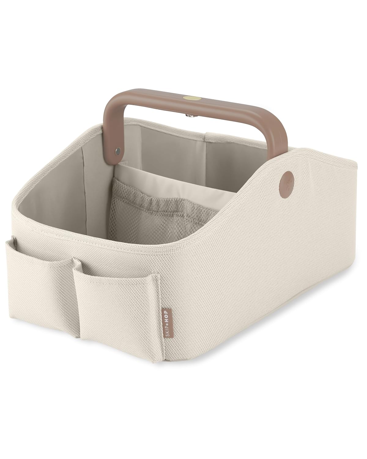 Skip Hop Diaper Caddy Organizer - Touch Sensor Night Light | Nursery Style in Oat Color