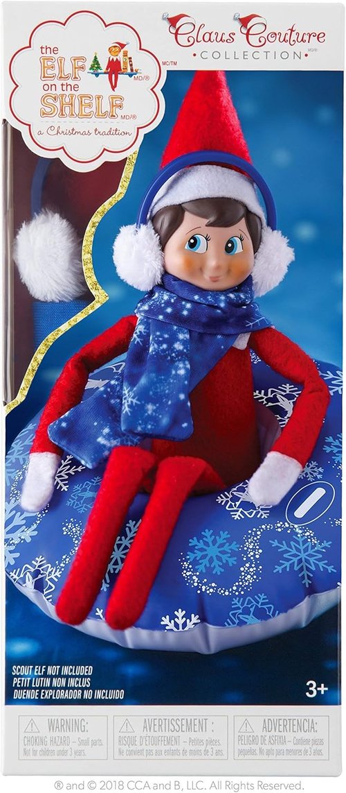 Elf on the Shelf - Claus Couture Collection Totally Tubular Snow Set | Festive Holiday Outfit