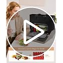 LOVEVOOK 15.6-Inch Black 3-in-1 Lunch Tote & Laptop Bag with Insulated Compartment