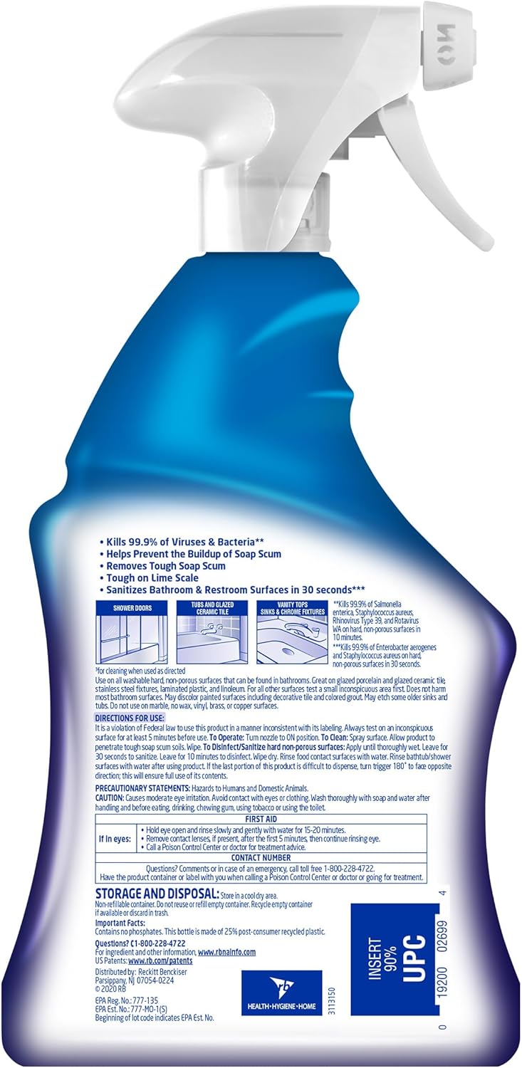 Lysol All-Purpose Cleaner Spray - Multi-Purpose Disinfectant with Lemon & Island Breeze Scents | 32 Fl Oz (Pack of 3)