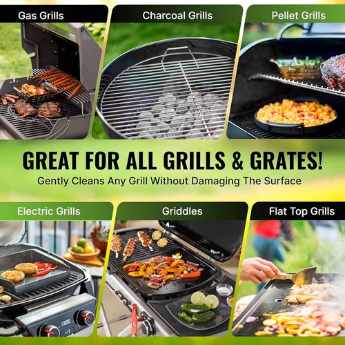 Citrusafe BBQ Grill Cleaner Spray - Heavy-Duty 16 OZ Cleaner for Burnt Food & Grease | Safe for All Grills