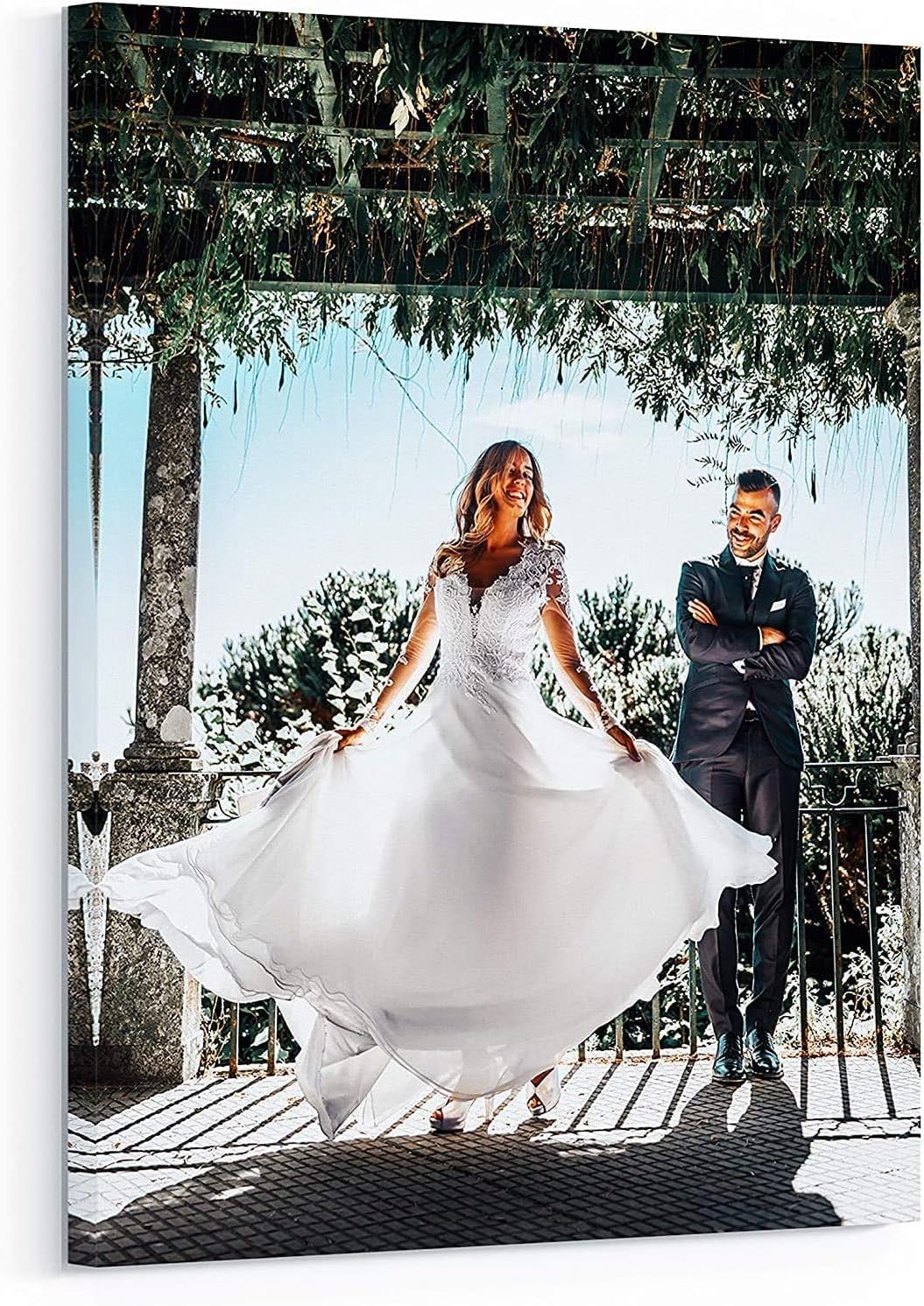 P&L ART Personalized Custom Canvas Prints - Transform Your Photos into Stunning Wall Art | 11x14 Size