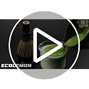 Black Handcrafted Matcha Whisk - Ceremonial Grade Shin Chasen by ECOLEMON