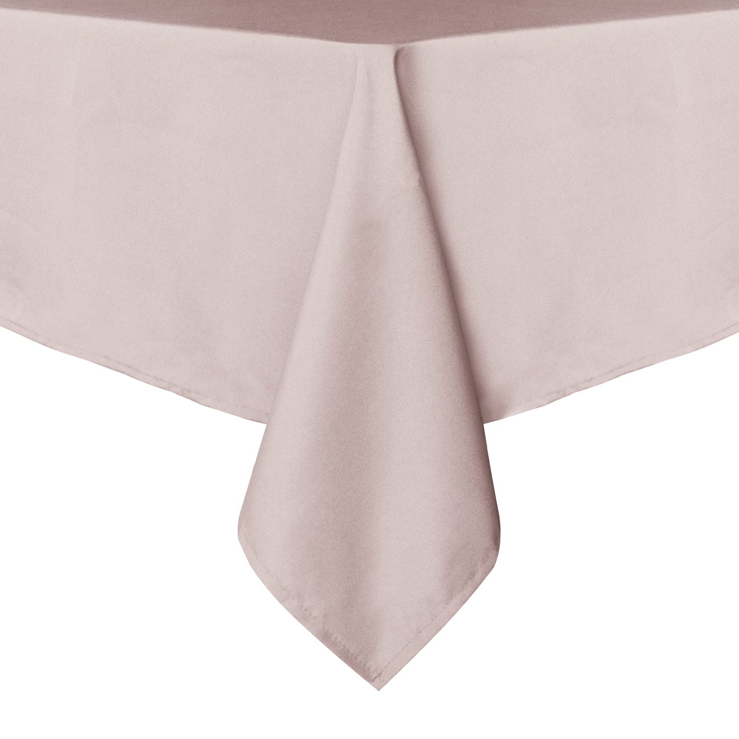 sancua Rectangle Tablecloth - 60 x 120 Inch - Stain and Wrinkle Resistant Washable Polyester Table Cloth, Decorative Fabric Table Cover for Dining Tables, Buffet Parties and Camping, Blush