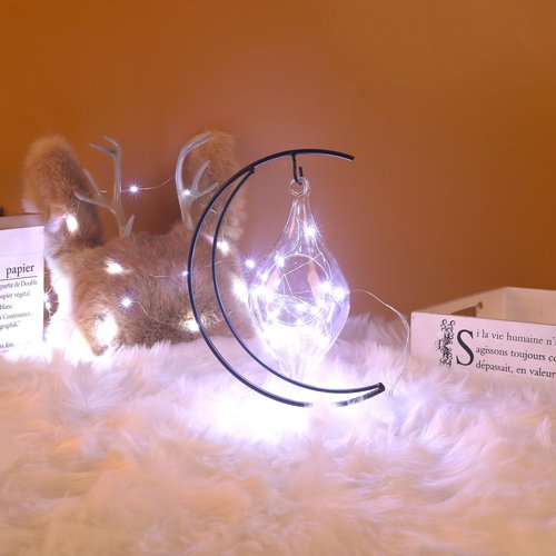 Joosoit 12 Pack of Fairy Lights Battery Operated for Christmas, Valentine's Day, Weddings, Firefly DIY Parties etc -Working Over 80 Hours and 7 ft 20 Led Copper Wire Mini Waterproof (White)