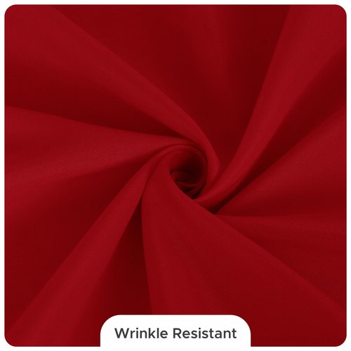 Fitable 8 Pack Table Cloth Rectangle Table: Stain and Wrinkle Resistant Tablecloth Rectangular, Washable Polyester Tablecloths for Wedding Party Dining Banquet Event Catering(Red, 70x108 Inch)