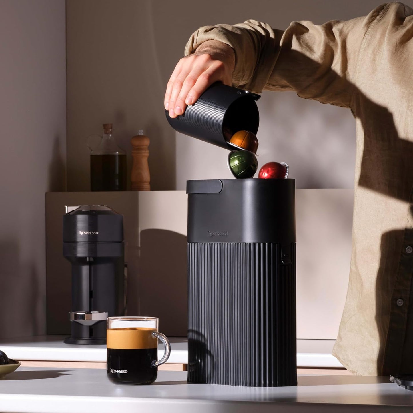 Nespresso Vertuo Stormio Dark Roast Coffee Capsules - 30 Count Pods for 7.8oz Brews | Pack of 2