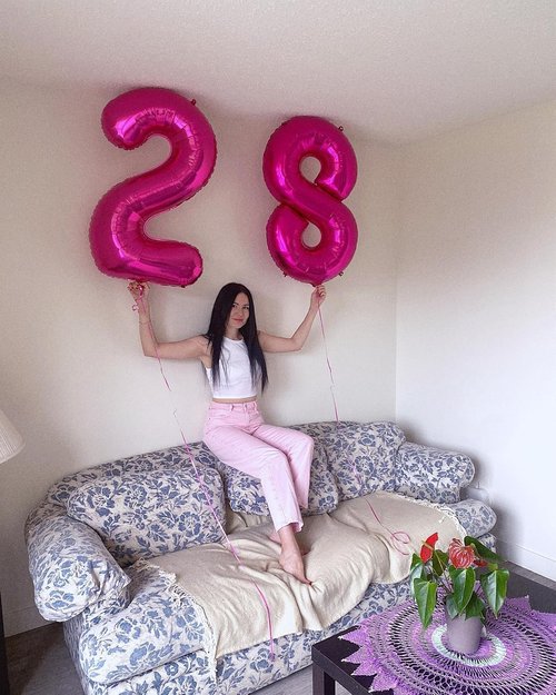 Hot Pink Number 8 Balloon - 40 Inch Giant Foil Balloon for 8th Birthday Party Decorations