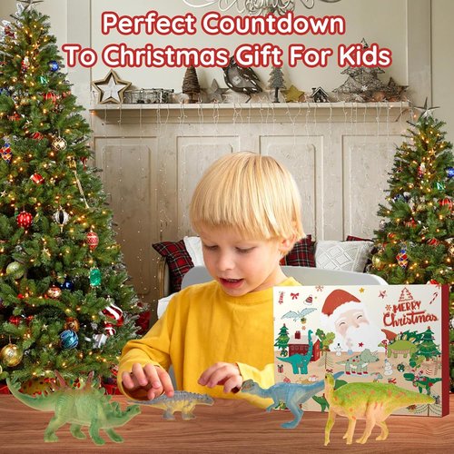 Advent Calendars 2025 - Kids Dinosaur Toys with 24 Days Countdown | Perfect Xmas Gift for Ages 3-6