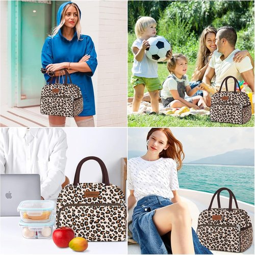 Coobiiya Lunch Box - Insulated, Leakproof Tote Bag for Men & Women | Large Capacity Cooler for Work & Travel