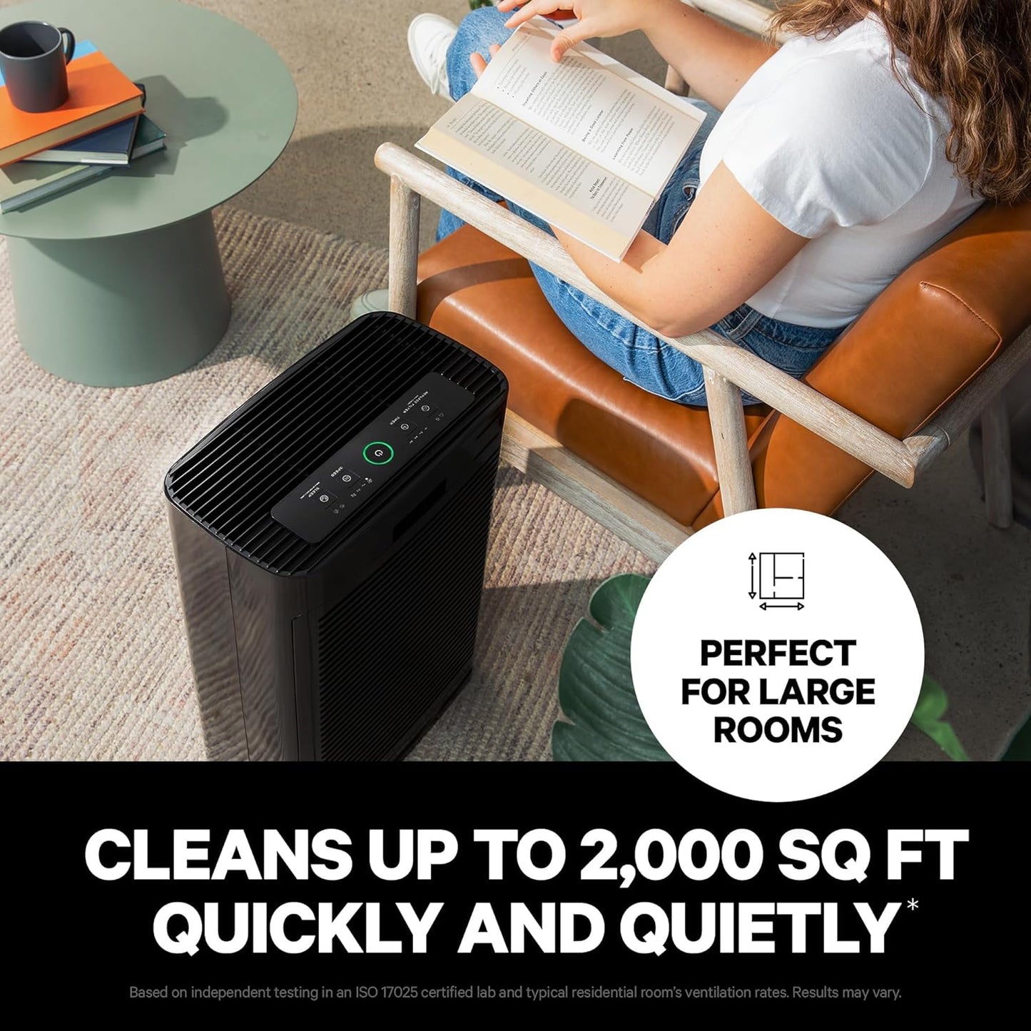 PuroAir 400 HEPA Air Purifiers - Quietly Filters 99.9% of Pollutants | Covers 2,000 Sq Ft (2 Pack)