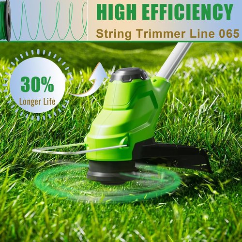 065 Trimmer Line - Commercial Grade .065 Inch Weed Wacker String | 1730ft Green Round Line