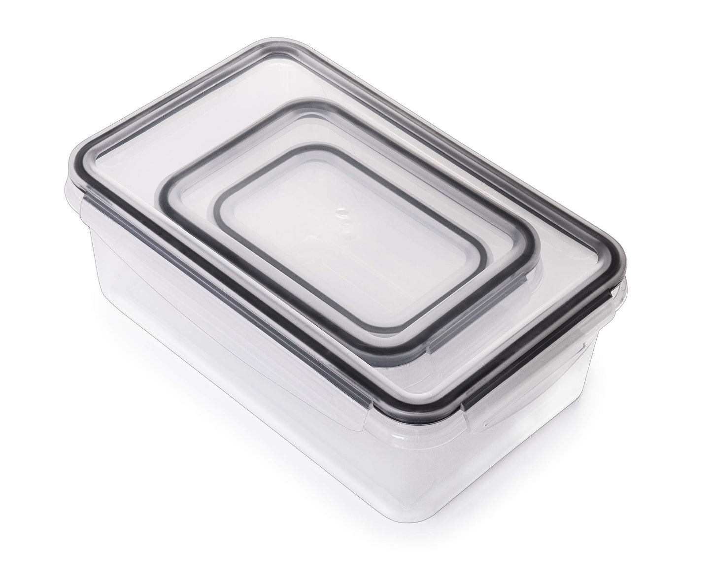 fullstar 28-Piece Plastic Food Storage Containers with Lids (14 Containers & 14 Lids) - Leakproof, BPA-Free, Meal Prep Containers, Reusable Lunch Storage Set for Kitchen Organization (Pack of 28)