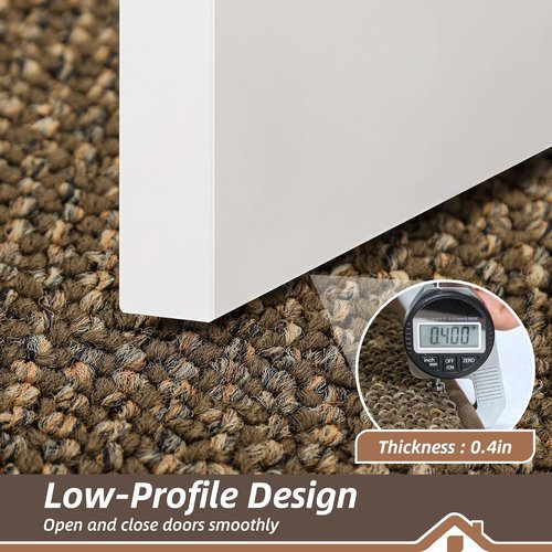 BEQHAUSE Dirt Trapper Door Mat - Non-Slip, Washable, Absorbent Entrance Mat | 32" x 72", Brown