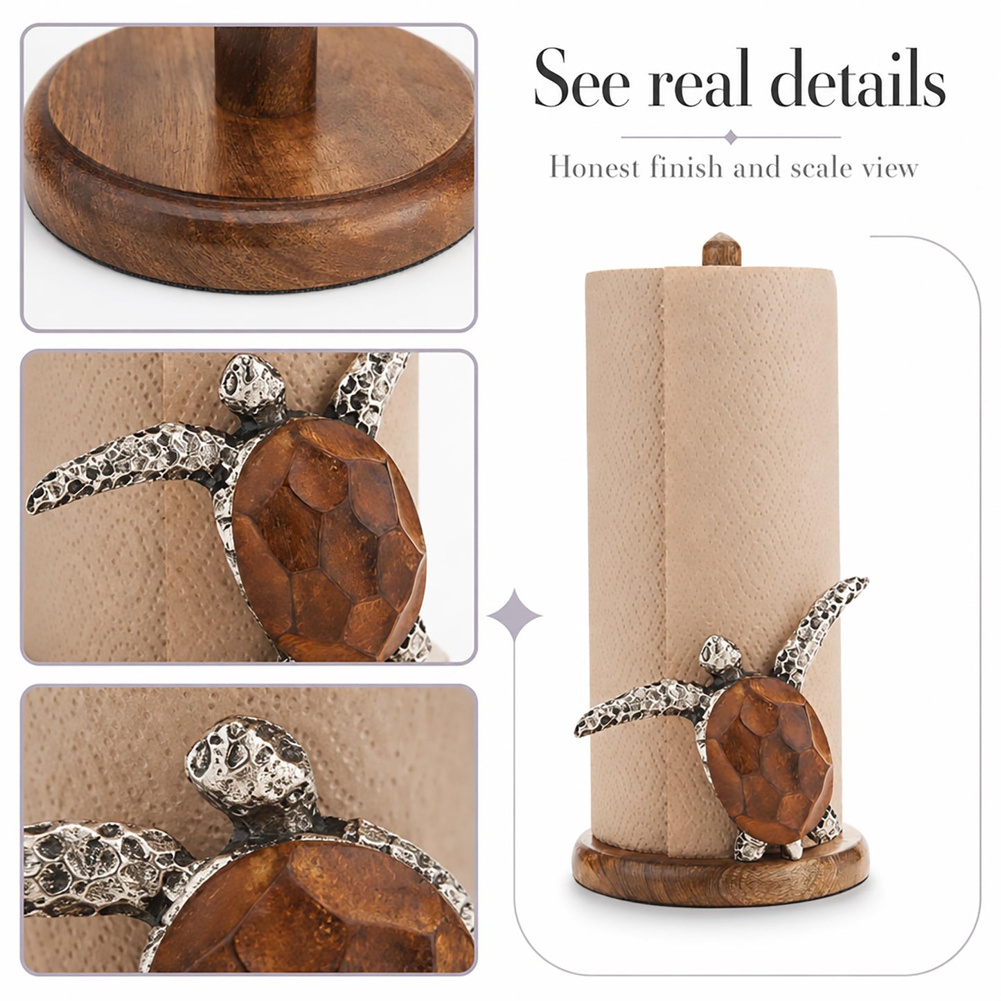 Mud Pie Turtle Paper Towel Holder