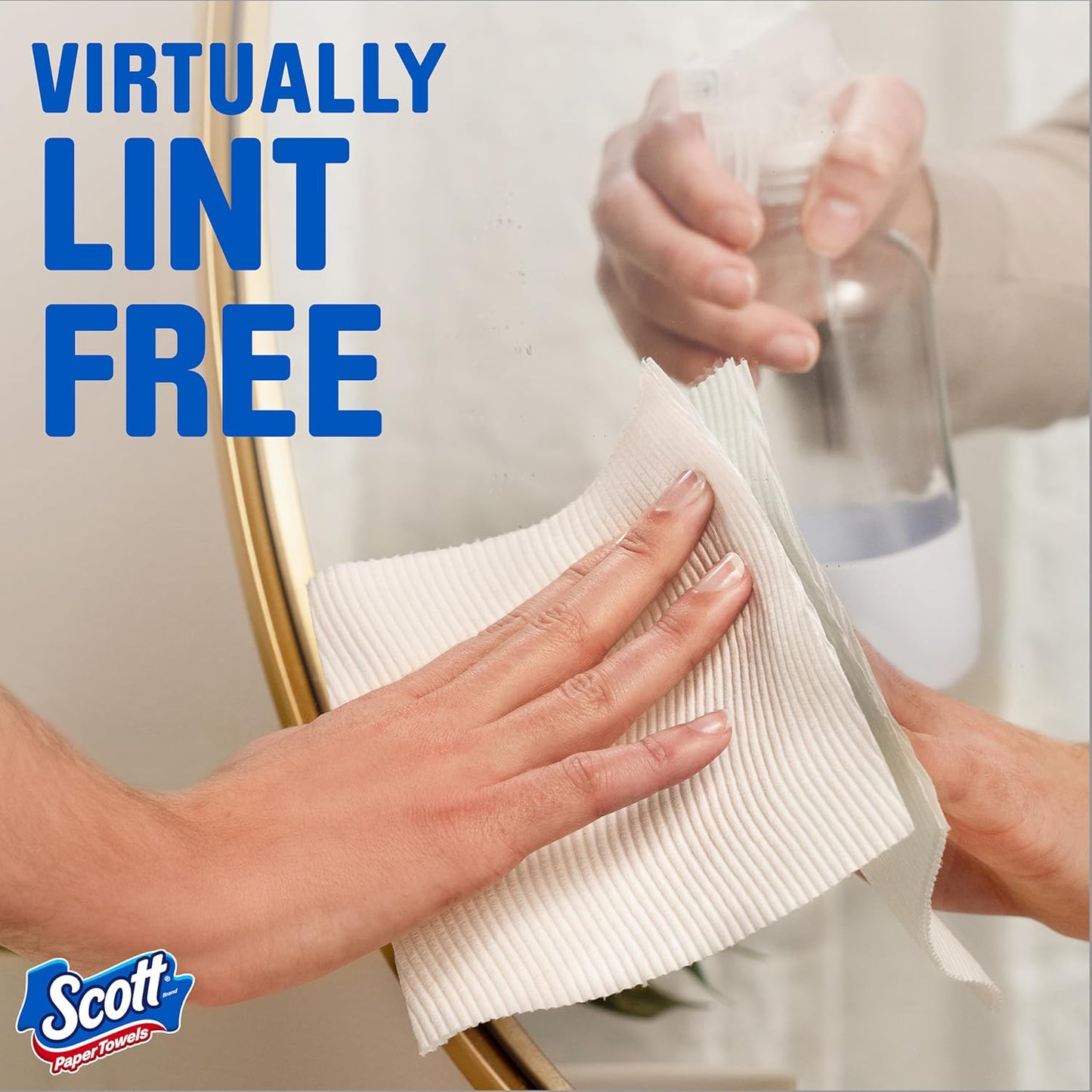 Scott Paper Towels - Choose-A-Sheet Design | 6 Double Rolls (12 Regular Rolls, 108 Sheets Each)