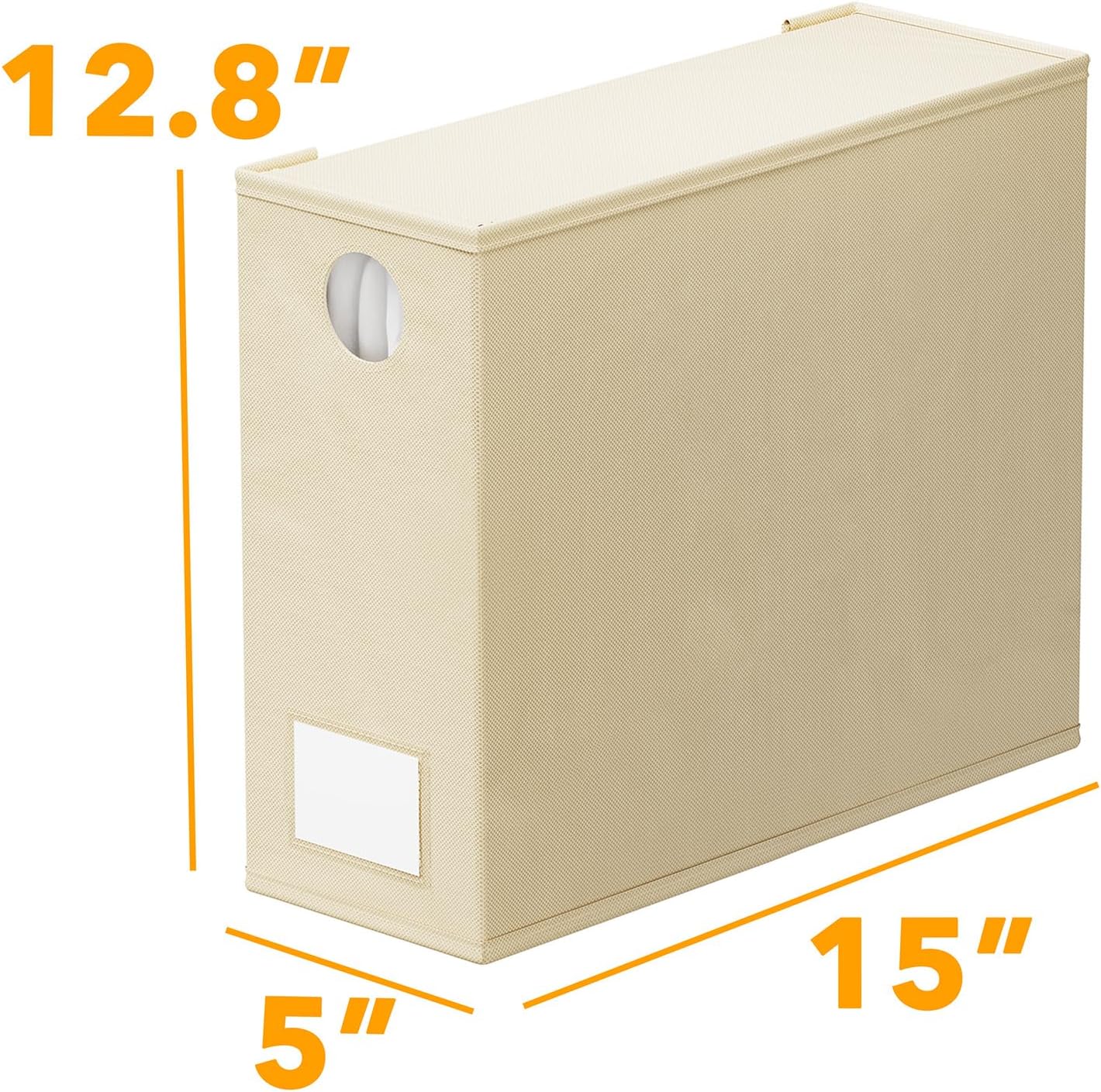 SpaceAid Bed Sheet Organizers - Foldable Linen Closet Storage | XL Queen & King Size, Beige (8 Pack)