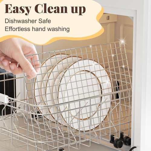 Cooling Racks | Skiennix 2-Piece 10" x 15" Grid Wire Baking Rack - Dishwasher Safe for Oven Cooking & Grilling