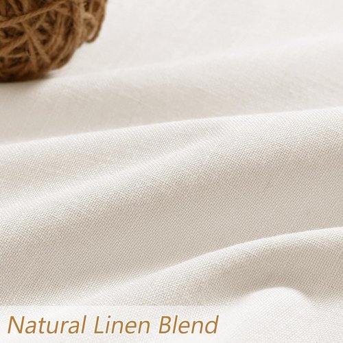 Guken 100% Blackout Curtains - 84 Inch Length, Thermal Insulated, 2 Panels Set for Living Room & Bedroom