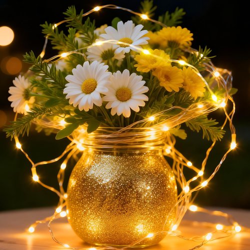 1Pack USB Plug in Fairy String Lights,16ft 50 LED Copper with Remote and Timer, 8 Modes Waterproof Twinkle String Lights Battery Powered for Bedroom Indoor Party Wedding Christmas Decoration