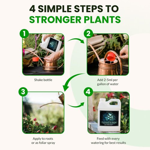 Humboldts Secret CalMag & Iron | Calcium, Magnesium & Chelated Iron Nutrient Fertilizer | Hydroponic Supplies for Vegetative & Flowering Growth in Soil, Coco, Hydroponics or RO Water | 32 Ounce