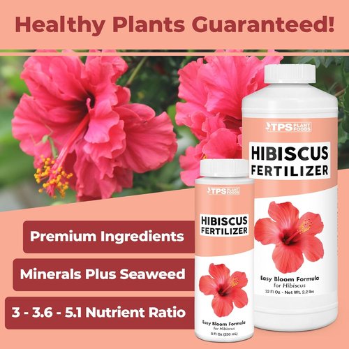 Hibiscus Fertilizer - Liquid Plant Food for Vibrant Blooms & Healthy Growth | 8 oz