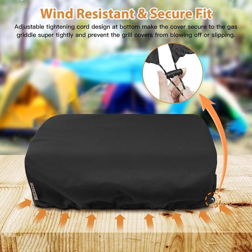 Blackstone Griddle Cover - Custom Fit Waterproof & UV Resistant for 22-Inch Tabletop Griddle