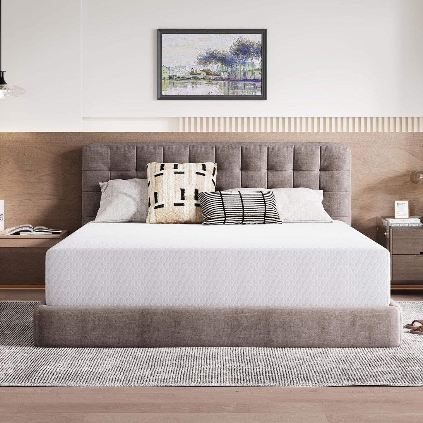 Novilla Queen Mattress - 14 Inch Memory Foam for Pressure Relief & Support | Cool, Medium Firm, CertiPUR-US Certified