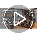 Walnut Challenge Coin Display Case with DIY Felt Pin Board - Military Collector Gift