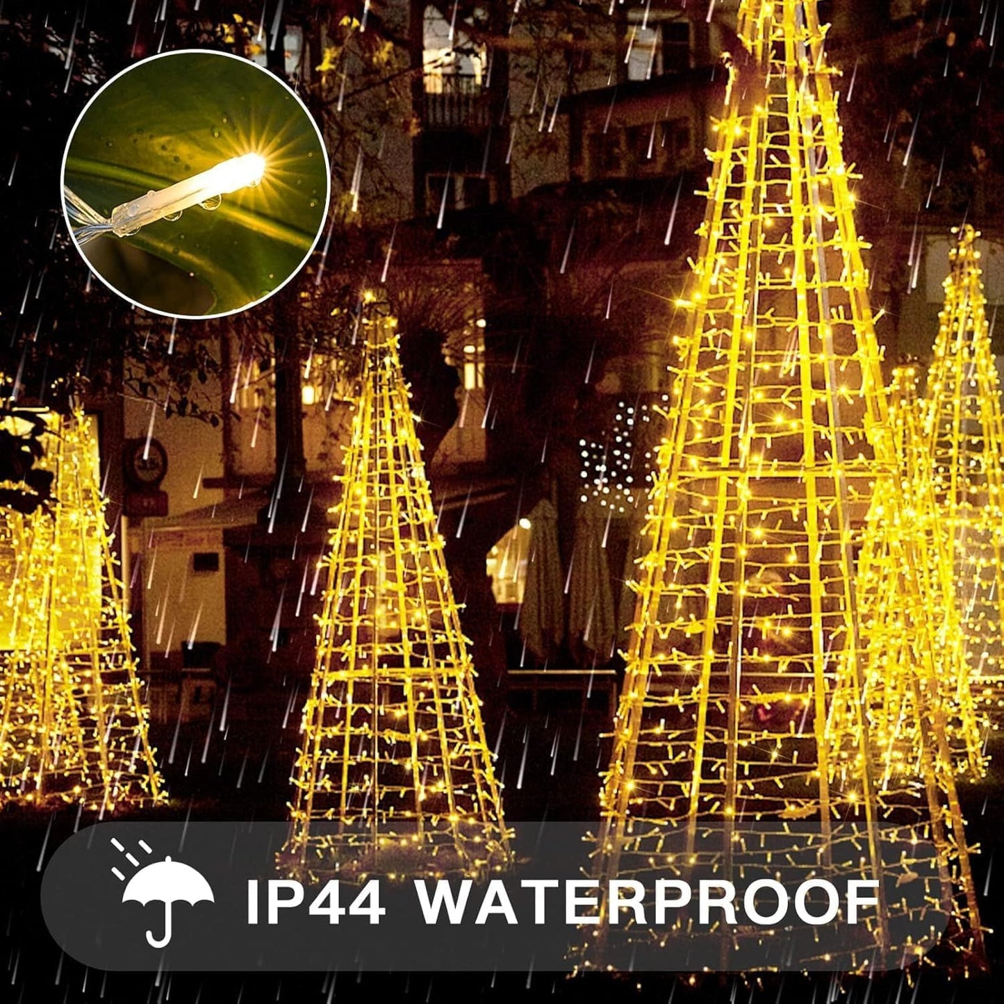 Suddus Indoor String Lights - 33ft Warm White LED Fairy Lights with Remote & Timer | Perfect for Bedroom, Weddings, and Outdoor Decor