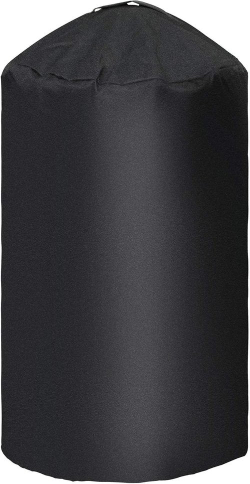 i COVER Round Grill Cover - Waterproof Heavy Duty Canvas for 19.5" Dia & 32" Tall BBQ Grills | Fits George Foreman GFO3320 & GFO240