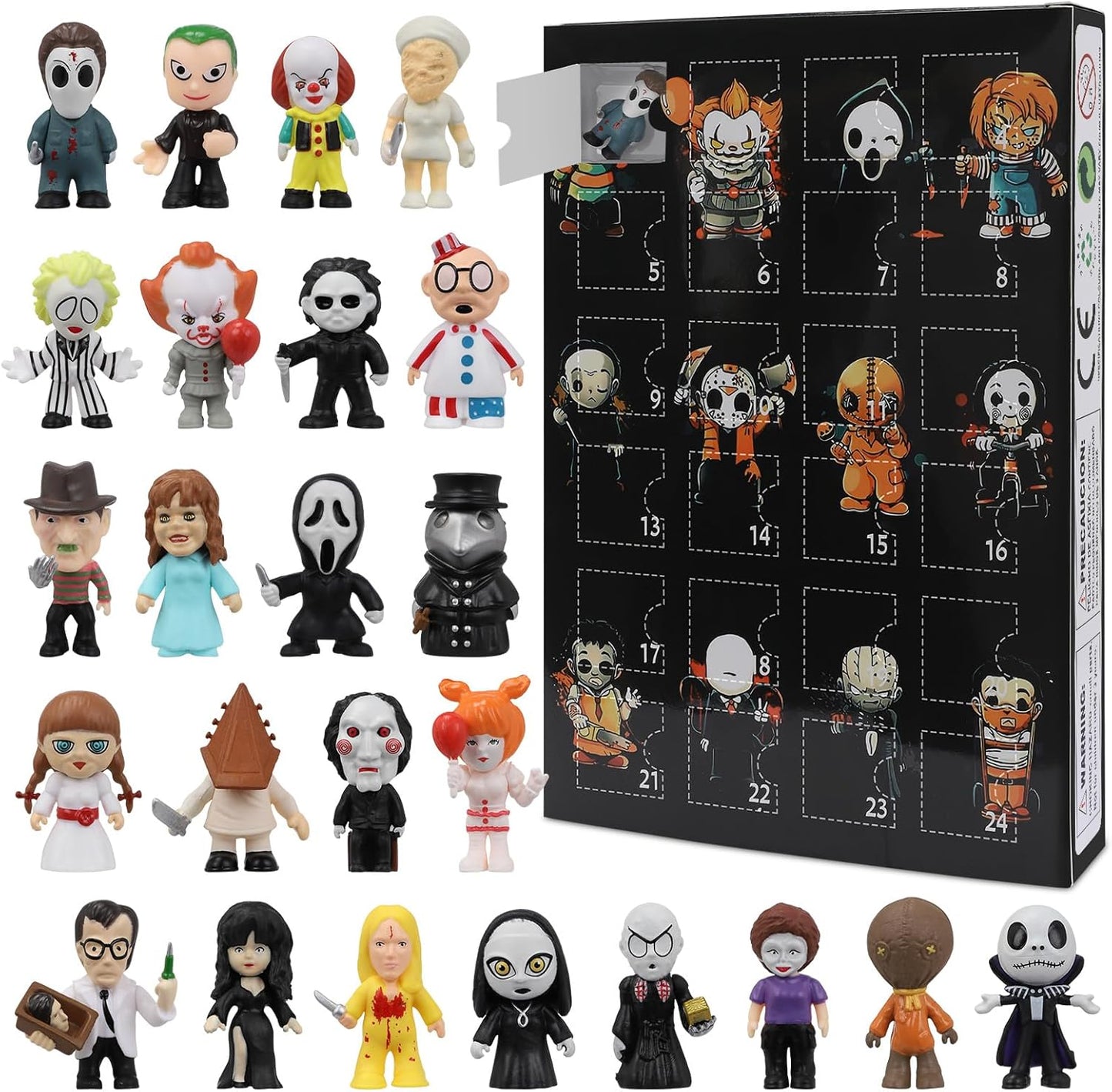 2025 Halloween Advent Calendar - Countdown Calendar with 24 Classic Doll Collectibles for Kids & Adults