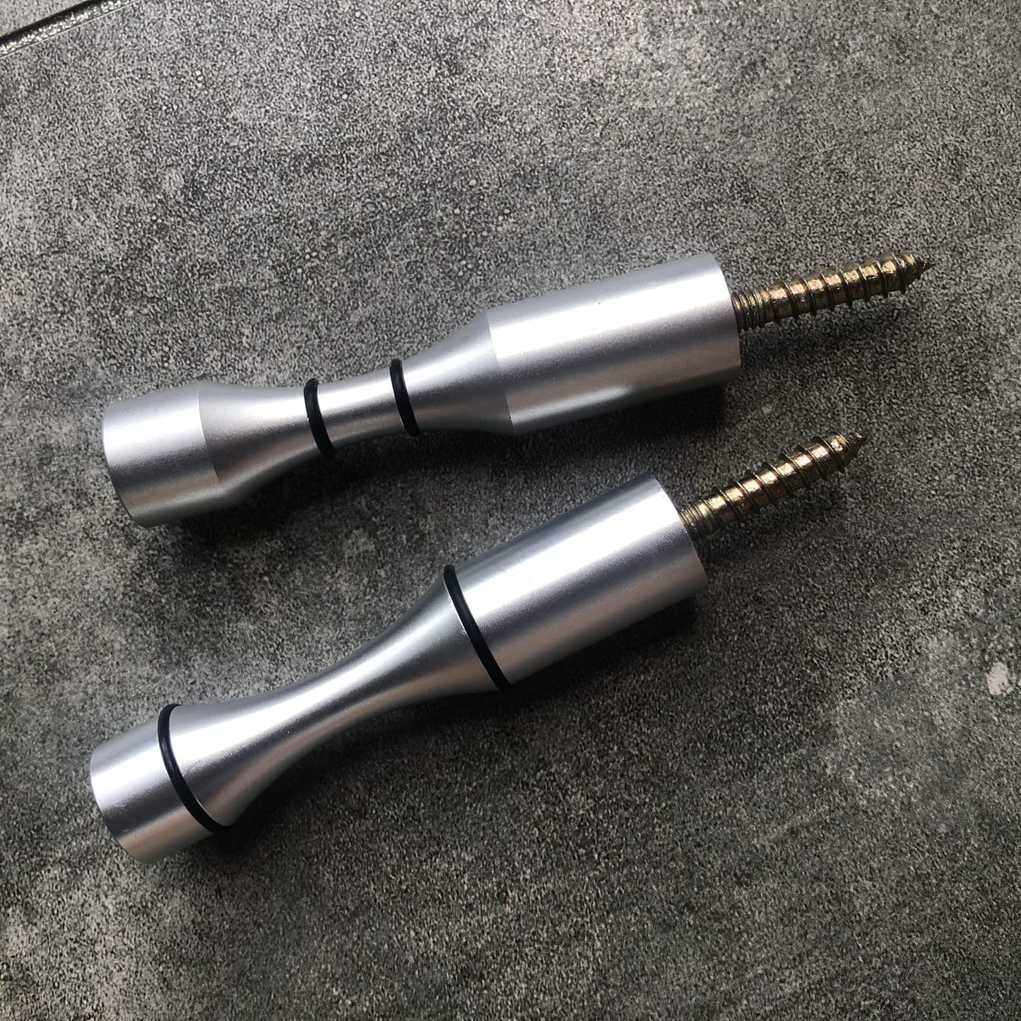 Wine Bottle Wall Pegs 5 Bottle Matte Silver Single Vino Pin for Drywall or Wood Surfaces