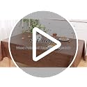 Rectangle Waterproof Vinyl Tablecloth with Flannel Backing