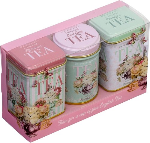 English Teas | Retro Time for Tea Vintage Tin - 70g Premium Loose Leaf Tea
