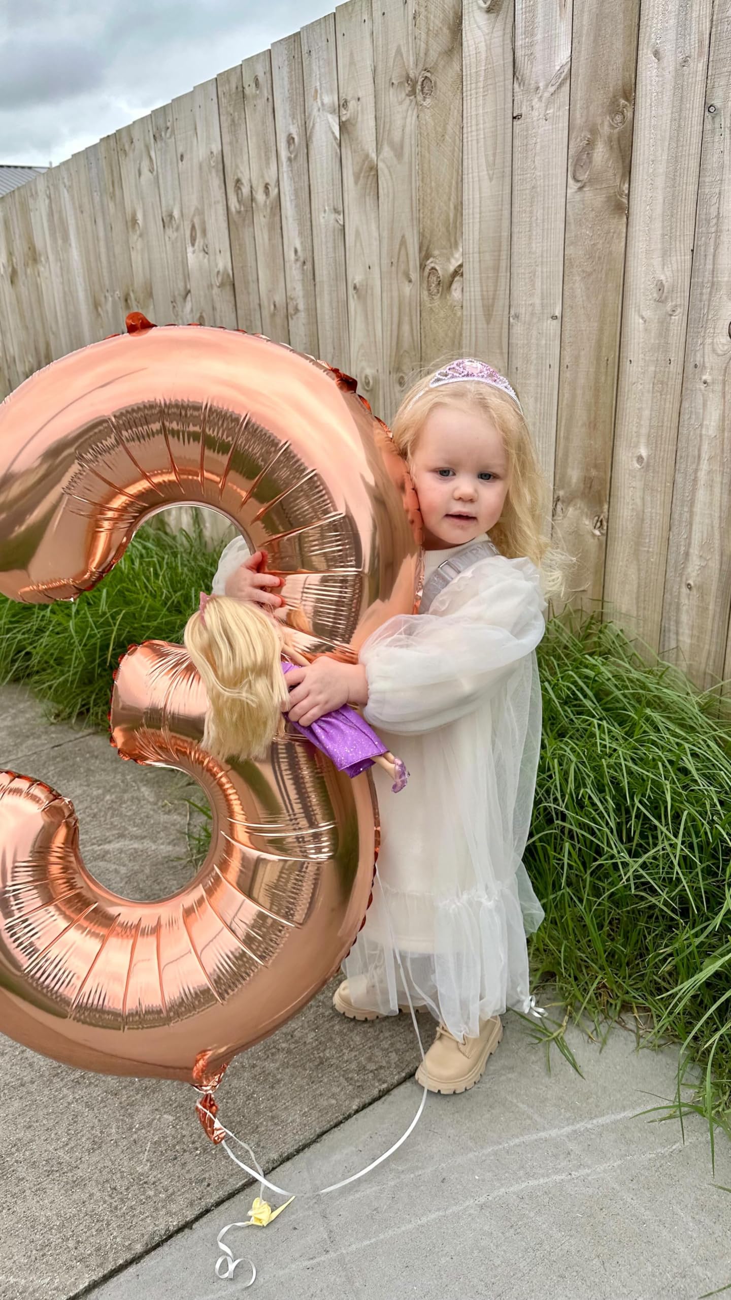 Rose Gold 6 Balloon, Number Balloons 40 Inch, 6th Balloons for Birthday Decorations, Rose Gold Party Supplies 6 Birthday Balloon, Number 6 Balloon