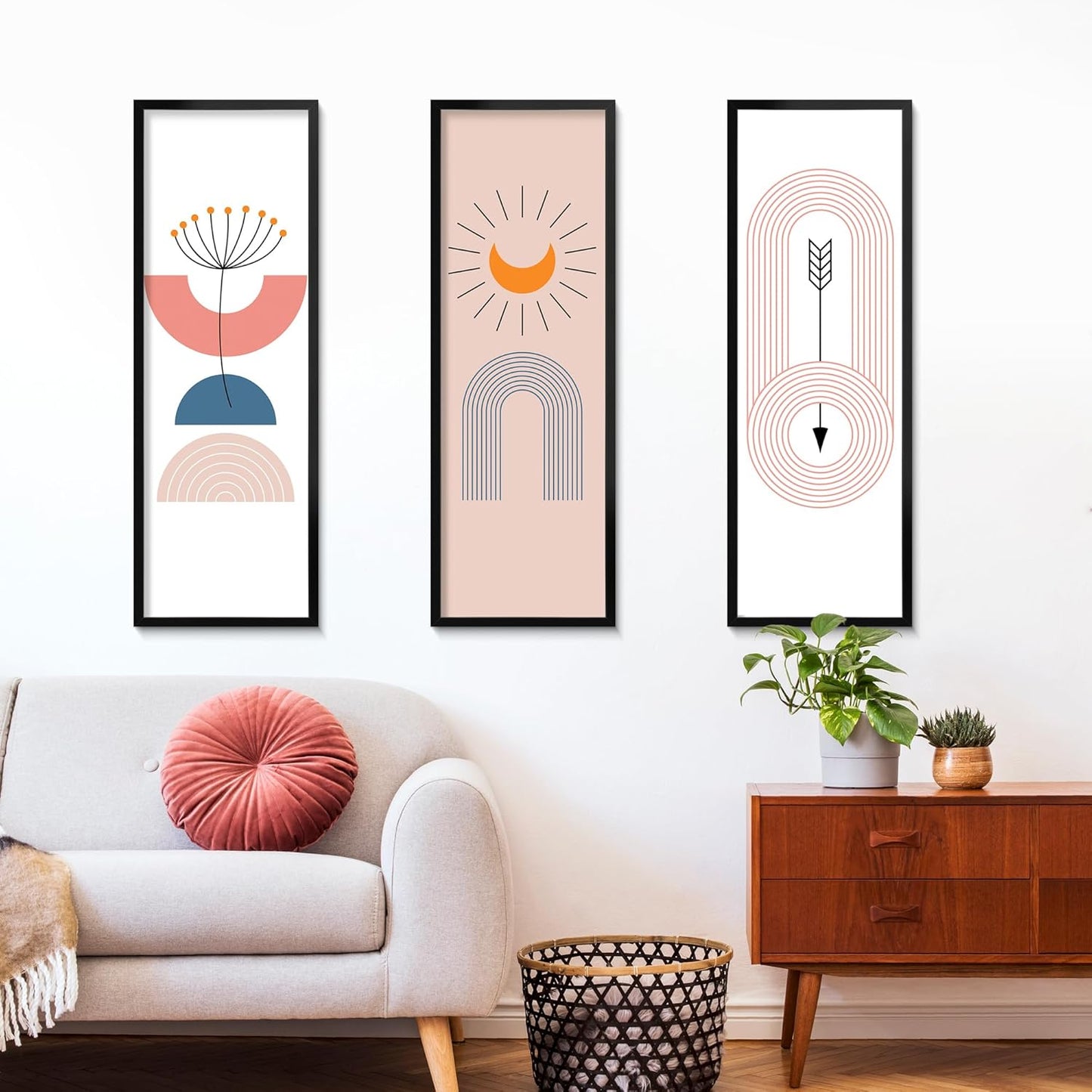 LaVie Home 10x30 Picture Frame - Classic Black Wall Display Frame with HD Plexiglas | Vertical/Horizontal Use
