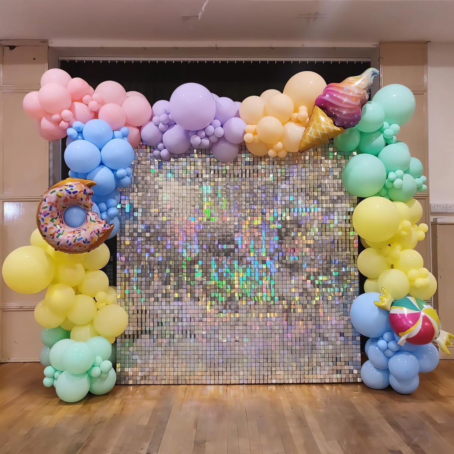 Pastel Balloons 110pcs 12 Inch Pastel Rainbow Balloons for Birthday Party Decorations Wedding Christmas Gender Reveal Engagement Anniversary Princess Bridal Shower Baby Shower Decorations