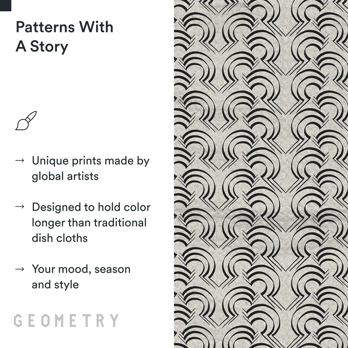 GEOMETRY Kitchen Tea Towels - Quick Dry Microfiber Dish Towels for Kitchen Roses for You, 18" x 30" 2-Pack