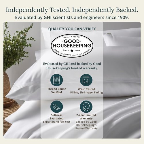 California Design Den Queen Cotton Sheet Set - 400 TC Smooth Sateen Finish, Deep Pockets | Crosshatch Taupish-Sage