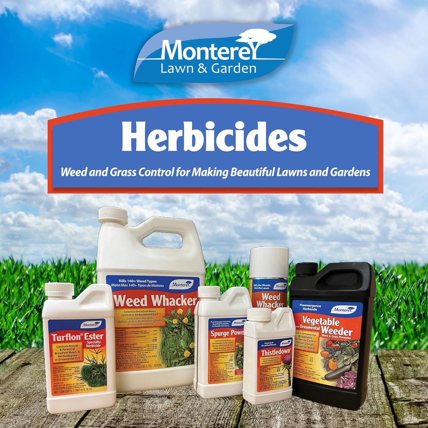 Monterey Spurge Power Herbicide Concentrate - Effective Post Emergent Control - 1 Pint